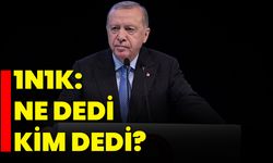 1N1K: NE DEDİ, KİM DEDİ?