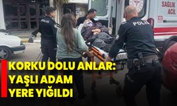 Korku Dolu Anlar: Yaşlı Adam Yere Yığıldı