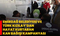 Emirdağ Belediyesi ve Türk Kızılay’dan Hayat Kurtaran Kan Bağışı Kampanyası