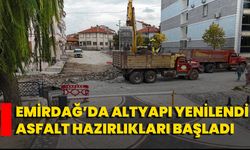 Emirdağ’da Altyapı Yenilendi, Asfalt Hazırlıkları Başladı