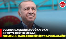 Cumhurbaşkanı Erdoğan’dan KKTC'ye Destek Mesajı: Egemenlik Haklarını Birlikte Savunacağız