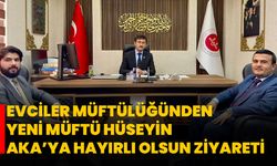 Evciler Müftülüğünden Yeni Müftü Hüseyin Aka’ya Hayırlı Olsun Ziyareti