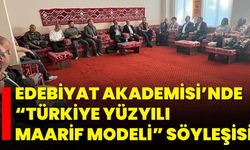Edebiyat Akademisi’nde “Türkiye Yüzyılı Maarif Modeli” Söyleşisi