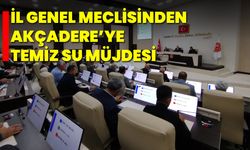 İl Genel Meclisinden Akçadere’ye temiz su müjdesi