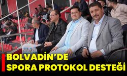 Bolvadin’de Spora Protokol Desteği