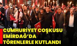 Cumhuriyet Coşkusu Emirdağ’da Törenlerle Kutlandı