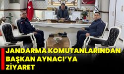 Jandarma Komutanlarından Başkan Aynacı’ya Ziyaret