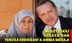 Milletvekili Özkaya’dan Tenzile Erdoğan’a Anma Mesajı
