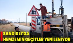 Sandıklı’da Hemzemin Geçitler Yenileniyor