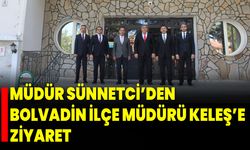 Müdür Sünnetci’den Bolvadin İlçe Müdürü Keleş’e Ziyaret