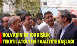 Bolvadin’de 100 Kişilik Tekstil Atölyesi Faaliyete Başladı