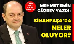 Mehmet Emin Güzbey yazdı: Sinanpaşa’da neler oluyor?