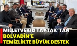 Milletvekili Taytak’tan Bolvadin’e Temizlikte Büyük Destek