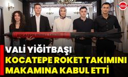 Vali Yiğitbaşı Kocatepe Roket Takımını Makamına Kabul Etti