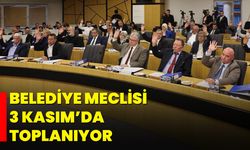 Belediye Meclisi 3 Kasım’da Toplanıyor