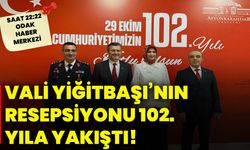 Vali Yiğitbaşı’nın resepsiyonu 102. yıla yakıştı!