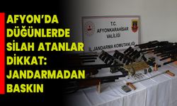 Afyon’da Düğünlerde Silah Atanlar Dikkat: Jandarmadan Baskın