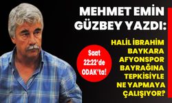 Mehmet Emin Güzbey Yazdı… Halil İbrahim Baykara Afyonspor bayrağına tepkisiyle ne yapmaya çalışıyor?
