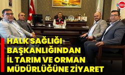 Halk Sağlığı Başkanlığından İl Tarım Ve Orman Müdürlüğüne Ziyaret