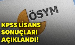 KPSS Lisans sonuçları açıklandı!