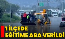 1 ilçede eğitime ara verildi