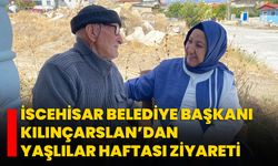 İscehisar Belediye Başkanı Kılınçarslan’dan Yaşlılar Haftası Ziyareti