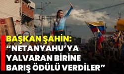Başkan Şahin: “Netanyahu’ya Yalvaran Birine Barış Ödülü Verdiler”