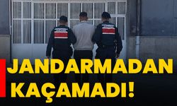 Jandarmadan kaçamadı!