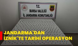 Jandarma'dan İznik'te tarihi operasyon