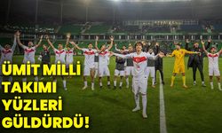 Ümit Milli Takımı yüzleri güldürdü!