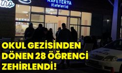 Okul gezisinden dönen 28 öğrenci zehirlendi!