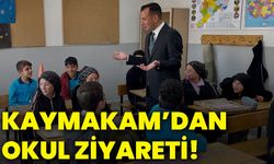 Kaymakam’dan okul ziyareti!