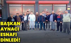 Başkan Aynacı esnafı dinledi!
