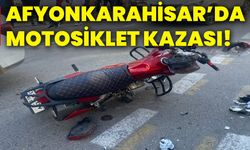 Afyonkarahisar’da motosiklet kazası!