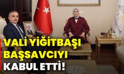 Vali Yiğitbaşı, Başsavcıyı kabul etti!