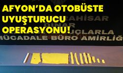 Afyonkarahisar’da otobüste uyuşturucu operasyonu!