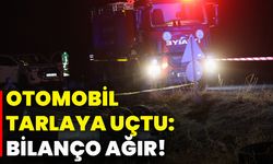Otomobil tarlaya uçtu: Bilanço ağır!