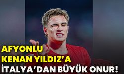 Afyonlu Kenan Yıldız’a İtalya’dan büyük onur!
