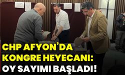 CHP Afyonkarahisar’da kongre heyecanı: Oy sayımı başladı!