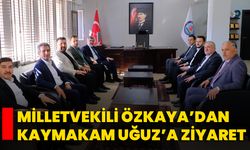 Milletvekili Özkaya’dan Kaymakam Uğuz’a Ziyaret
