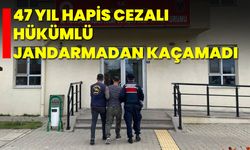 47 Yıl Hapis Cezalı Hükümlü Jandarmadan Kaçamadı