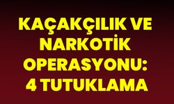 Kaçakçılık Ve Narkotik Operasyonu: 4 Tutuklama