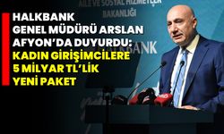 Halkbank Genel Müdürü Arslan Afyon’da Duyurdu: Kadın Girişimcilere 5 Milyar TL’lik Yeni Paket
