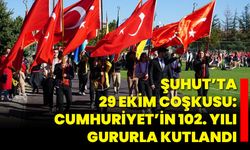 Şuhut’ta 29 Ekim Coşkusu: Cumhuriyet’in 102. Yılı Gururla Kutlandı