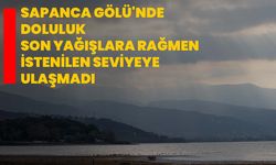 Sapanca Gölü'nde doluluk son yağışlara rağmen istenilen seviyeye ulaşmadı