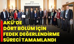 AKÜ’de Dört Bölüm İçin FEDEK Değerlendirme Süreci Tamamlandı