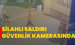 Silahlı saldırı güvenlik kamerasında