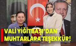 Vali Yiğitbaşı’dan Muhtarlara Teşekkür!
