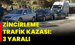 Zincirleme Trafik Kazası: 3 Yaralı