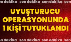 Uyuşturucu operasyonunda 1 kişi tutuklandı